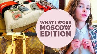 What I Wore Moscow Edition/ How to Pack A Carry On For 1 Week Of Outfits