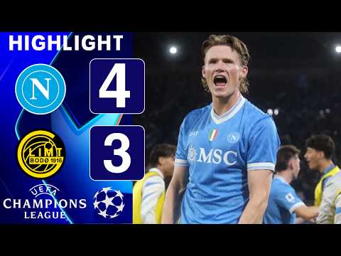 Video Highlights Napoli vs Bodo/Glimt 2-1 | Politano & McTominay Score | UEFA Champions League