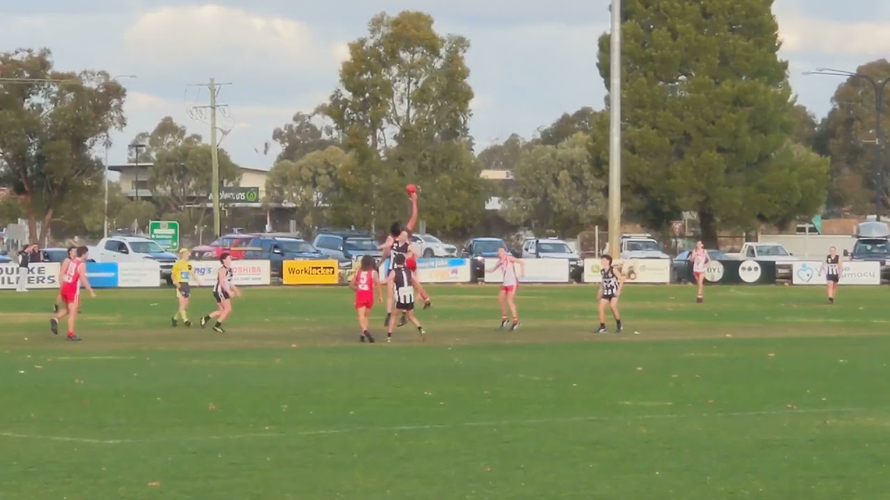 Nate Sutherland centre clearance.