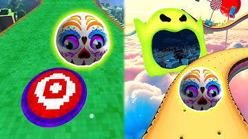 Going Balls Forward vs Reverse Gameplay 💥 Naftrix Gaming Game 77 Android iOS