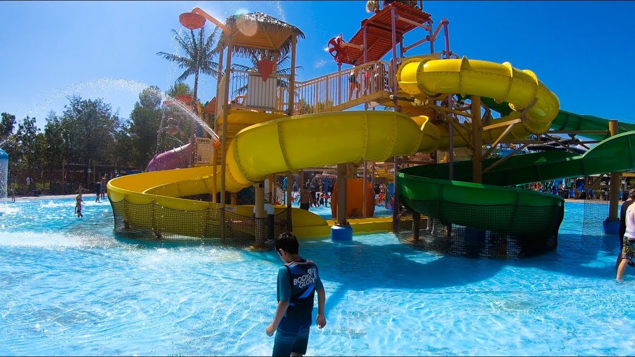 Ohana Bay - Island Water Park - Fresno, CA - YouTube