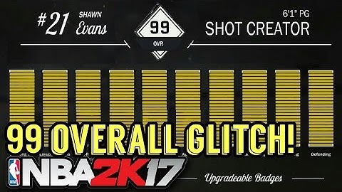 NBA 2K17 98 OVERALL ATTRIBUTE UPGRADE GLITCH AFTER PATCH TUTORIAL!