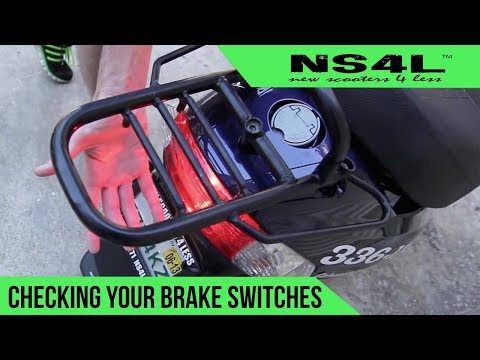 Checking the Brake Switches on Your Scooter | Scooter Startup Troubleshooting