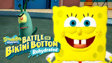 SpongeBob Battle for Bikini Bottom Rehydrated - 100% Walkthrough Part 11: Krusty Krab!