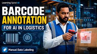Barcode Annotation for AI in Logistics | Manual Data Labeling Explained