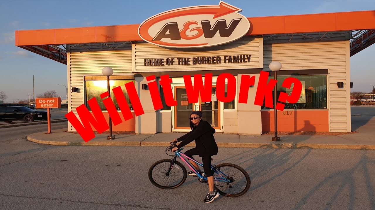 Drive thru on a bike?haha YouTube