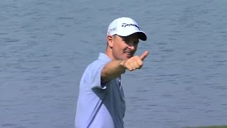 Justin Rose holes out for eagle at Arnold Palmer
