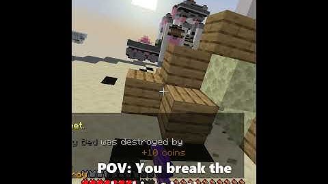 The Most Insane Minecraft TNT Jump in Bedwars #shorts