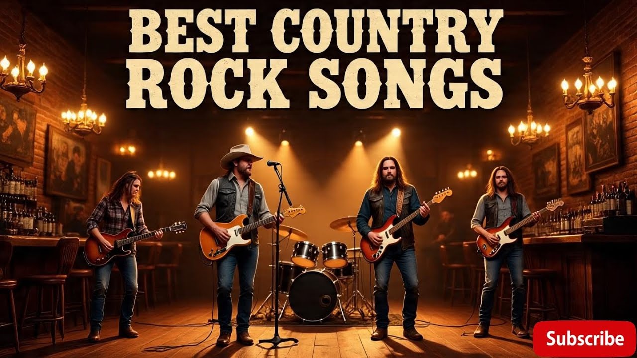 Top 100 Best Country Rock Hits || inspired by Eagles, Springsteen, Alabama mix15