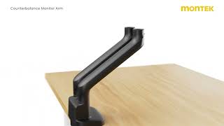 Montek Dual Monitor Arm With Usb Installation Guidema1011Ucbk-D