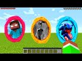 Minecraft PE : DO NOT CHOOSE THE WRONG PORTAL! (Herobrine, Sonic & Siren Head)