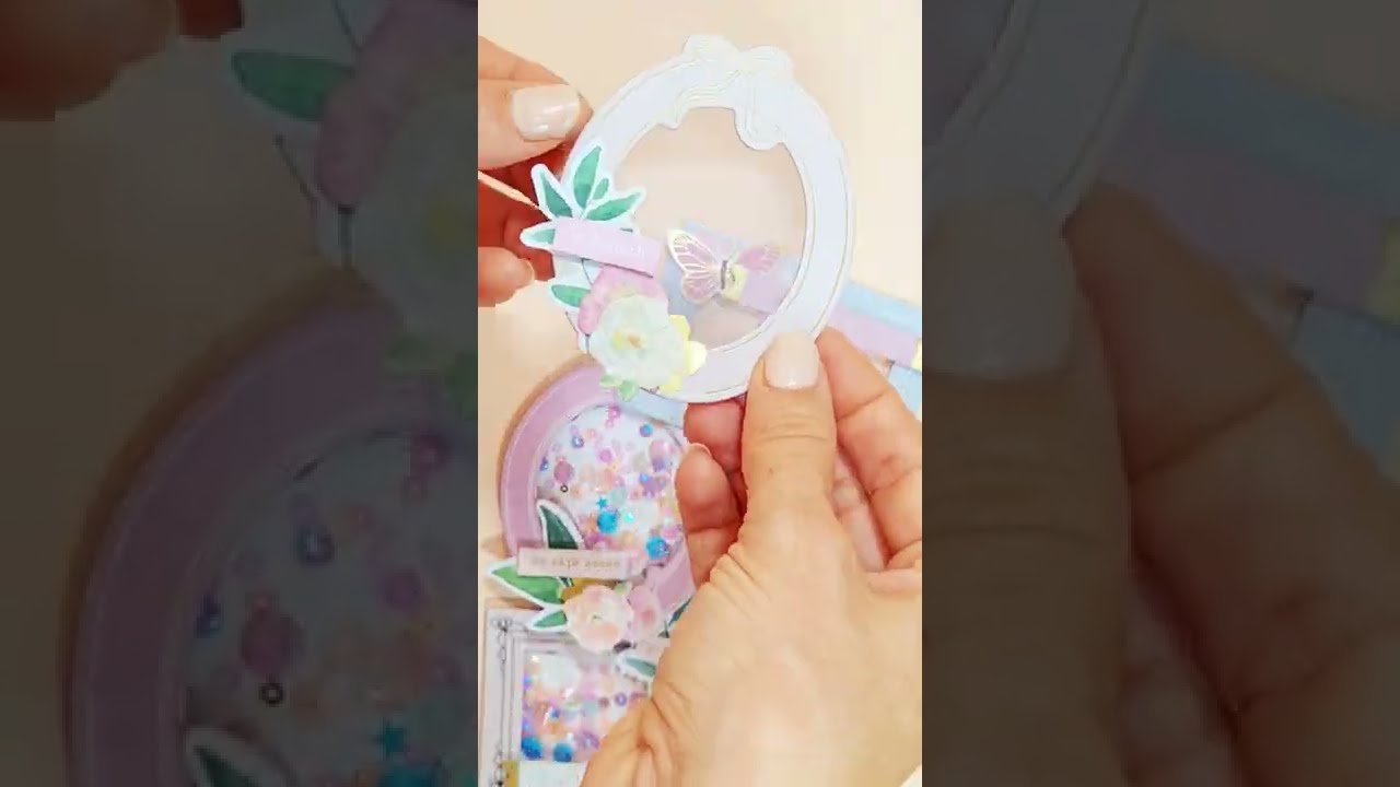 Rosie's Studio - Softly Spoken - Chipboard Frame Embellishments by Alice