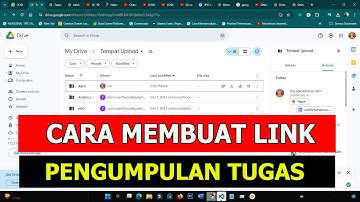 cara membuat link google drive untuk mengumpulkan tugas