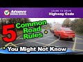 5 Common Road Rules You Might Not Know  |  Learn to drive: Highway Code