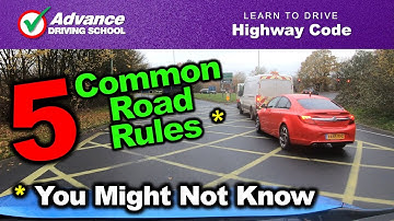 5 Common Road Rules You Might Not Know  |  Highway Code