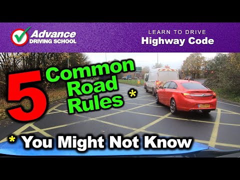 5 Common Road Rules You Might Not Know  |  Learn to drive: Highway Code