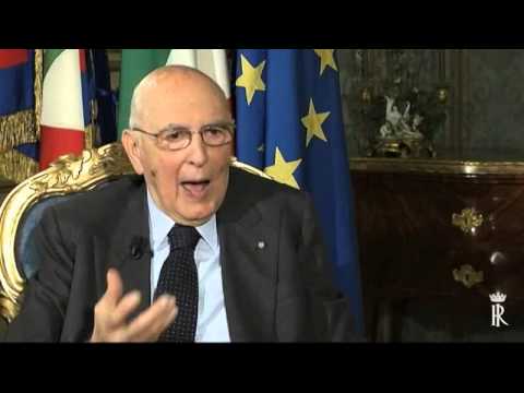 Colloquio del Presidente della Repubblica Giorgio Napolitano con Eugenio Scalfari