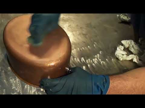 Крем для очищення міді, бронзи, латуні та срібла METALUX від Marbec (Марбек) 0070720UA, видео 1