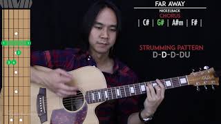 Far Away Guitar Cover Acoustic - Nickelback  🎸 |Tabs + Chords|