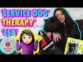 The Difference Between Service Dogs, ESA’s and Therapy Animals.