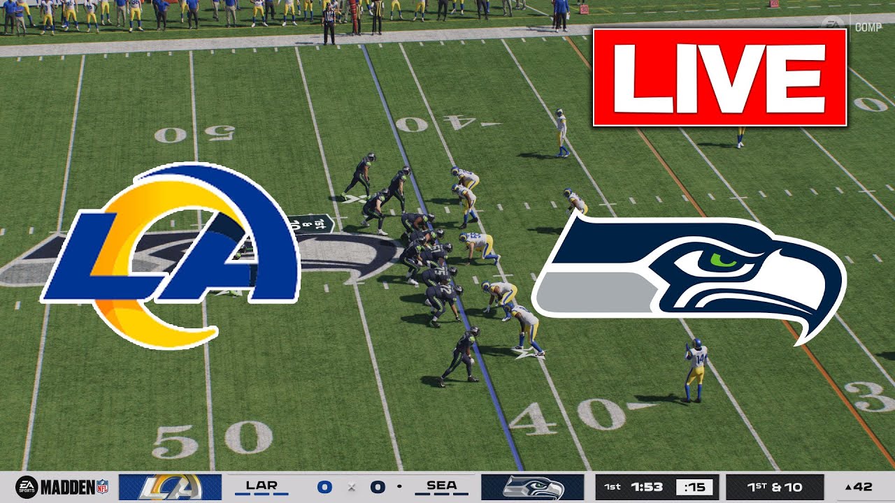 🔴LIVE 🔴Seattle Seahawks vs Los Angeles Rams /January 20/Championships/Madden NFL 26