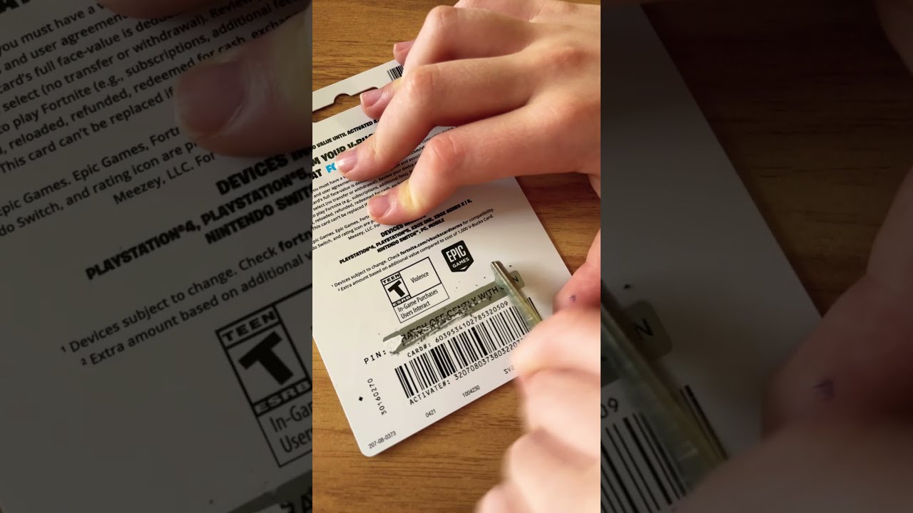Super Satisfying V Bucks Code Scratch