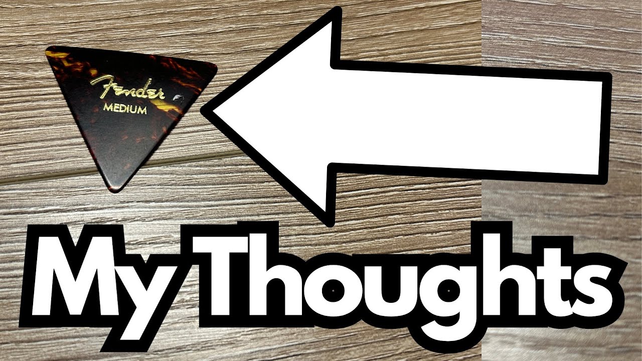 Fender 355 Guitar Pick - The Weirdest Pick...