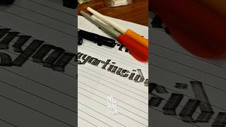 Gothic “MyArtInside” Lettering ✍️ Dark Aesthetic