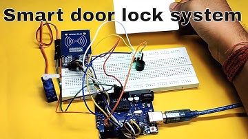 Simple RFID control servo motor for smart door lock system using arduino