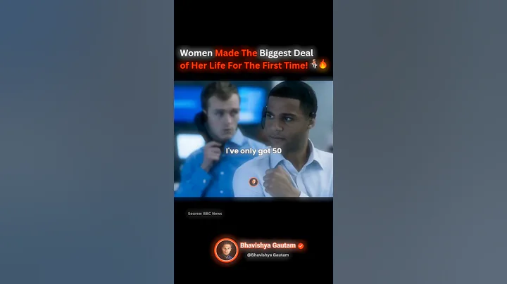 This Women Made The Biggest Deal of Her Life For The First Time🤝🤑🔥#rich #money #usa #podcast #shorts