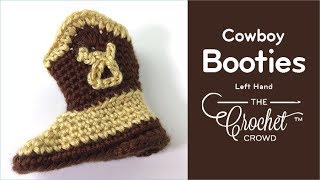 How to Crochet Cowboy Booties