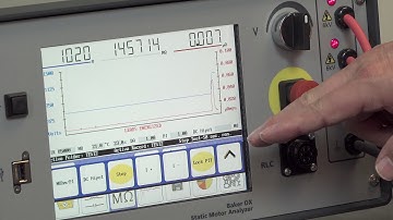 Motor DC test with the Baker DX