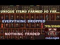 Path of Exile 2 💀 Unique Items Farmed so far... Everything Dropped Nothing Traded