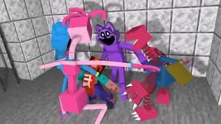 Monster School   Catnap Horror Story Poppy Playtime 3   Minecraft Animation