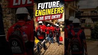 Total Station Land Surveyor Live Site Entry 😱 | CSTI Future Engineers #Shorts