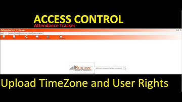 How to upload Timezone from Software attendance tracker to Biometrics machine,