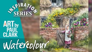 How to Paint a Victorian Cottage Garden in Watercolour