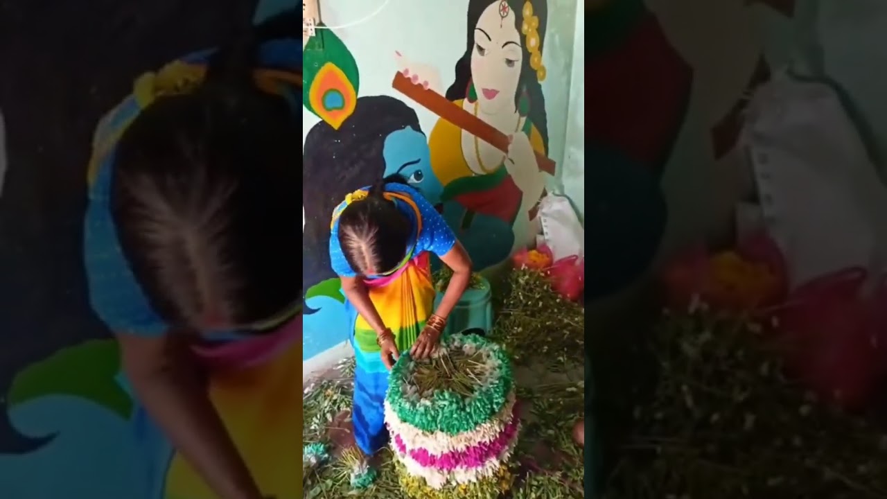 #bhathukamma #how to prepare bhathukamma // maa inti bathukamma 2