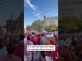 Fans crowd State Fair of Texas ahead of Red River Rivalry game between Texas and OU!