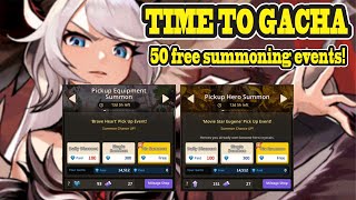 Guardian Tales Korea Server 50 Free Summoning Event