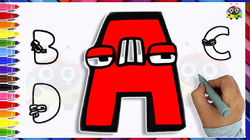 How To Draw Cute Lore ALPHABET | Drawing & Coloring Tutorial For Kids | Easy Art Ideas