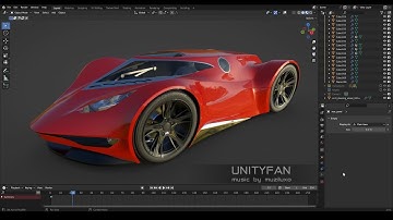 concept car quick modeling - vehicle 039 - part 5 - 4x timelapse