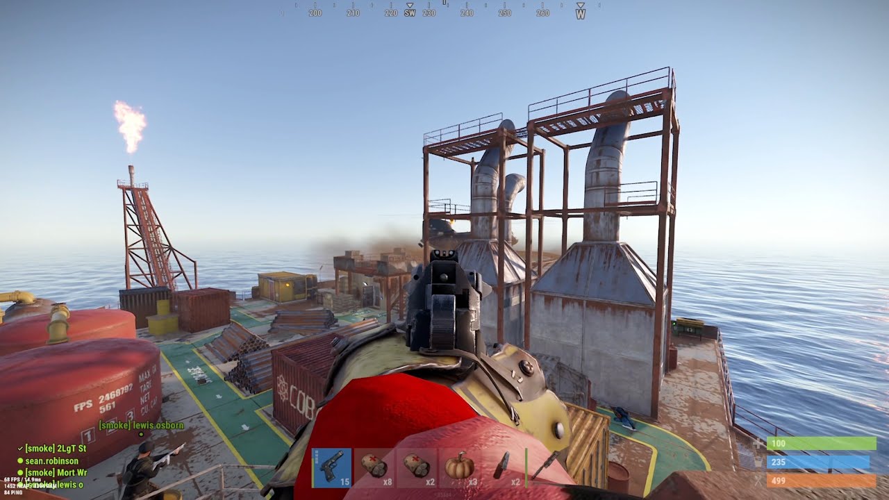 Rust Taking Oil Rig 1 Hour Into Wipe - YouTube