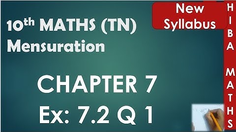10th maths chapter 7 exercise 7.2 question 1 tn samacheer hiba maths