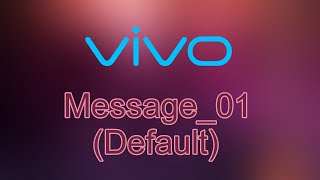 Message_01 (Default) - Vivo Infinite UI Message Sound