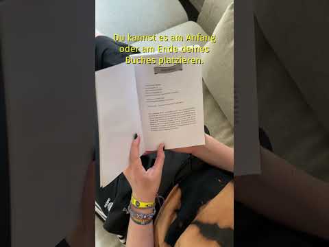 Für eine Buchveröffentlichung