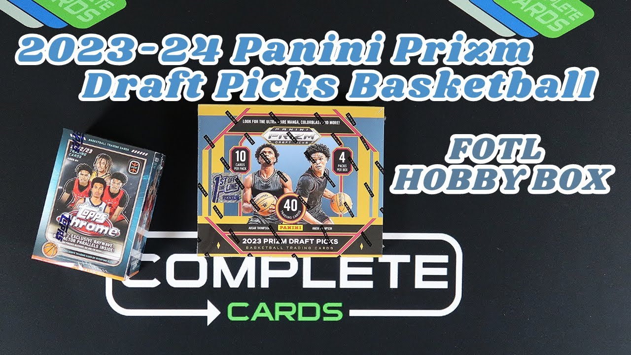 2023-24 Panini Prizm Draft Picks Basketball Hobby Box - Icons of Sport