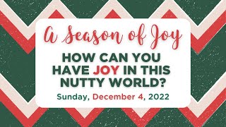 Sunday, December 4, 2022 Celebration Service