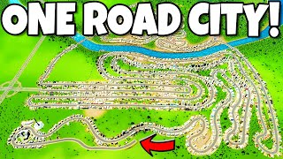 Cities Skylines, but there's only one road...