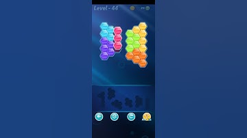 Block ! Hexa Puzzle ~ Regular A block 3 to 6 levels _ level - 44